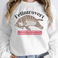 Felinetrovert CAT Lover Kitten CATS Funny Meme Introvert Pet Unisex Sweatshirt