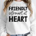 Friendly Introvert At Heart Raglan Baseball Tee Unisex Sweatshirt Friendly Introvert At Heart Raglan Baseball Tee Unisex Sweatshirt