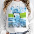 Frutiger Aero Aesthetic Tech Water Fishes Monitor Screen Raglan Baseball Tee Unisex Sweatshirt Frutiger Aero Aesthetic Tech Water Fishes Monitor Screen Raglan Baseball Tee Unisex Sweatshirt