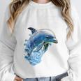 Frutiger Aero Splashy Dolphin Y2k Aesthetic Graphic Premium Unisex Sweatshirt Frutiger Aero Splashy Dolphin Y2k Aesthetic Graphic Premium Unisex Sweatshirt