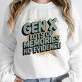 Gen X Lots Of Memories No Evidence Nostalgia Throwback Quote Premium Tri-Blend Unisex Sweatshirt Gen X Lots Of Memories No Evidence Nostalgia Throwback Quote Premium Tri-Blend Unisex Sweatshirt