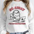 Go Away I´m Introverting Stay Home Socially Awkward Unisex Sweatshirt