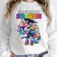 Graduation 2nd Grade Unicorn Roller Skate Girls Grad Unisex Sweatshirt