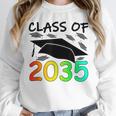 Graduation Class Of 2035 Hand Prints Space Pre-K -12th Grade Unisex Sweatshirt