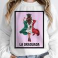 Graduation Latina Educated La Graduada Mexican Bingo Card Unisex Sweatshirt