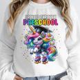 Graduation Preschool Unicorn Roller Skate Girls Pre-K Grad Unisex Sweatshirt