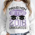 Graduation Shirt For Mom Of Twins Proud Mom Twins Tee Unisex Sweatshirt