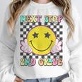 Groovy Next Stop 2nd Grade 1st Grade Graduation 2025 Unisex Sweatshirt