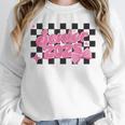 Groovy Senior Class Of 2026 Coquette Pink Bow Graduation Unisex Sweatshirt
