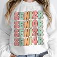 Groovy Senior Graduation Cute Groovy Senior Class Of 2024 Unisex Sweatshirt