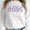 Grow With Me Graduation First Day Of School Class Of 2035 Unisex Sweatshirt