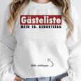 Guest Book 18th Birthday Party Memory Alcohol Unisex Sweatshirt