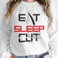 Haircutter Barber Eat Sleep Cut Barbering Graduation Unisex Sweatshirt
