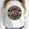 Hotrod Custom Car Automotive Nostalgia Distressed Premium Tri-Blend Unisex Sweatshirt