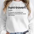Hunt-Trovert Hunting Camo Woods Introvert Unisex Sweatshirt Hunt-Trovert Hunting Camo Woods Introvert Unisex Sweatshirt