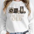 I’m This Old Retro Tech Nostalgia For 70s 80s Premium Tri-Blend Unisex Sweatshirt