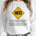 INTJ Warnings Architect Personality Type Introvert Unisex Sweatshirt INTJ Warnings Architect Personality Type Introvert Unisex Sweatshirt