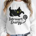 Introvert Energy Cat Love Cat Meme Unisex Sweatshirt