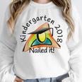 Kids Kindergarten 2018 Nailed It Graduation Unisex Sweatshirt