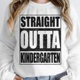 Kids Straight Outta Kindergarten Shirt Boy Girl Graduation Unisex Sweatshirt