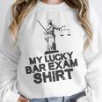 Law School Graduation My Lucky Bar Exam Shirt Lawyer Unisex Sweatshirt
