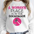 Lawyer Attorney Law School Graduation Female Women Unisex Sweatshirt