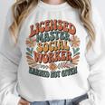 Licensed Social Worker Masters MSW LMSW Graduation 2026 Premium Tri-Blend Unisex Sweatshirt