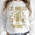 Los Angeles Hotrods Automotive Nostalgia Distressed Unisex Sweatshirt Los Angeles Hotrods Automotive Nostalgia Distressed Unisex Sweatshirt