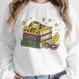 Mardi Gras Book Lover Reading Reader Men Women Kids Unisex Sweatshirt