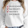 Master's Degree Graduation Graduate Unisex Sweatshirt