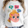 Meme Queen In Silence Introvert Anti People Antisocial Quiet Unisex Sweatshirt