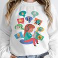 Memes Speak Louder Introvert Anti People Meme Lovers Quiet Unisex Sweatshirt