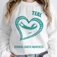 In My Memory Of My Daughter CERVICAL CANCER AWARENESS Unisex Sweatshirt