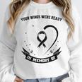 In Memory Of Friend Melanoma Cancer Awareness Products Unisex Sweatshirt In Memory Of Friend Melanoma Cancer Awareness Products Unisex Sweatshirt