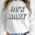 Nineties Era Nostalgia Lover Retro Born 90s Baby Vibes Unisex Sweatshirt