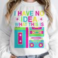 I Have No Idea What This Is Retro 70's 80's 90's Nostalgia Premium Tri-Blend Unisex Sweatshirt
