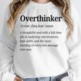 Overthinker Definition Anxiety Introvert Personality Premium Tri-Blend Unisex Sweatshirt