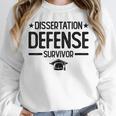 PhD Graduation Dissertation Defense Survivor PhD Unisex Sweatshirt