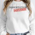 PhD Thesis Defense Graphic Doctoral Graduation Unisex Sweatshirt