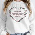 Please Be Patient With Me I'm From The 1900s Florals Vintage Unisex Sweatshirt Please Be Patient With Me I'm From The 1900s Florals Vintage Unisex Sweatshirt