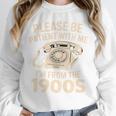 Please Be Patient With Me I'm From The 1900s Retro Humor Premium Tri-Blend Unisex Sweatshirt