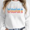 Polite Introvert Thanks But No Thanks Retro Graphic Unisex Sweatshirt