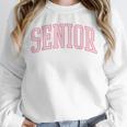 Preppy Varsity Pink Senior Graduation Unisex Sweatshirt