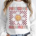 Preschool Graduation Graduate Cute Groovy Last Day Of Pre K Unisex Sweatshirt