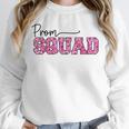 Prom Squad Prom Graduation Class Of 2024 Leopard Matching Unisex Sweatshirt
