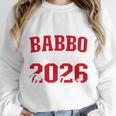Proud Babbo Of a Class Of 2026 Graduate For Graduation Unisex Sweatshirt