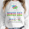 Proud Bonus Dad Of PreK School Graduate 2024 Graduation Premium Unisex Sweatshirt