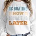 RC Boating Now Minimal Socializing Introvert Vintage Unisex Sweatshirt