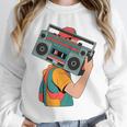 Retro 90s Boombox Nostalgia Party For Music Lovers Men Women Unisex Sweatshirt