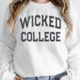 Retro Anti Social WICKED COLLEGE Introvert Stay Away From Me Unisex Sweatshirt